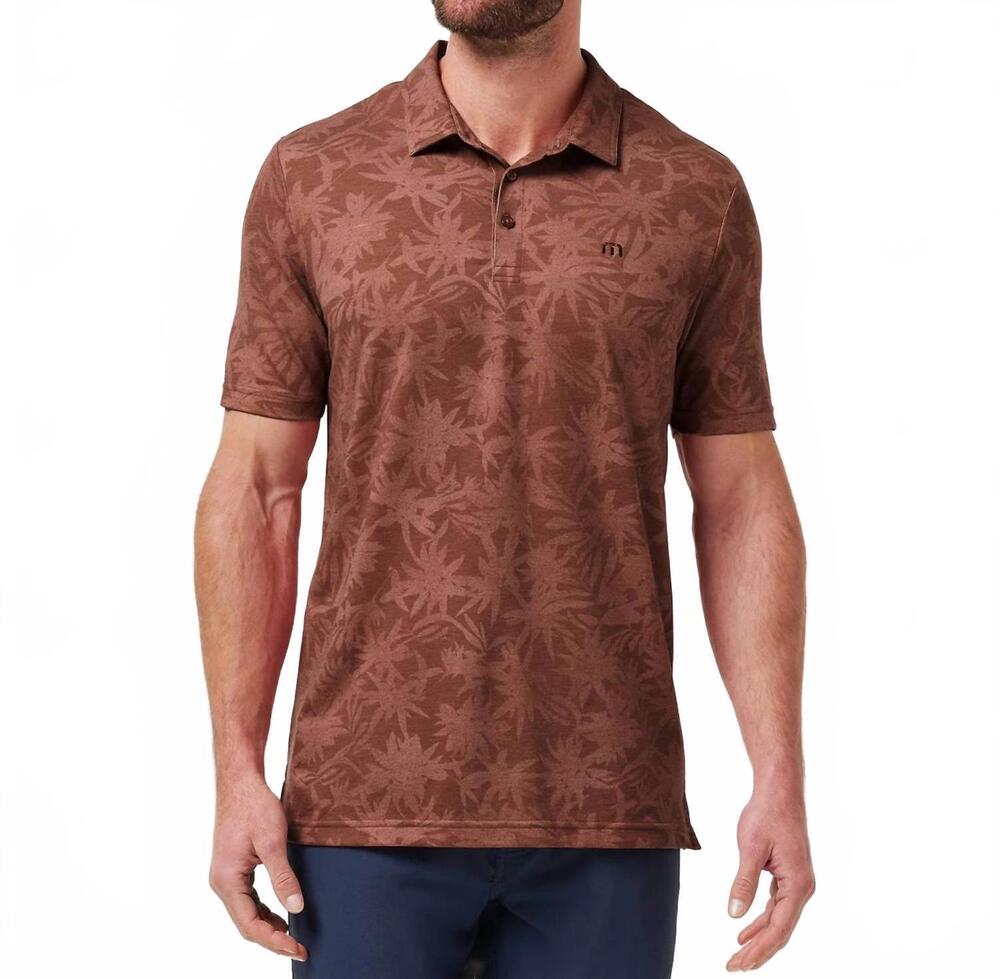 NEW TRAVISMATHEW featherweight polo in maple
